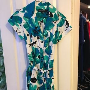 Jones New York Button Down Short Sleeve Dress 10